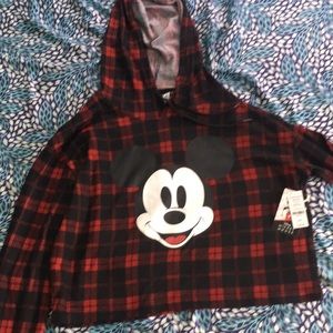 Plaid Mickey Mouse shirt